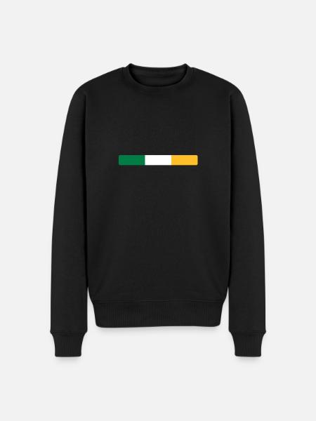 Irlande - Men's Premium Organic Jumper - black