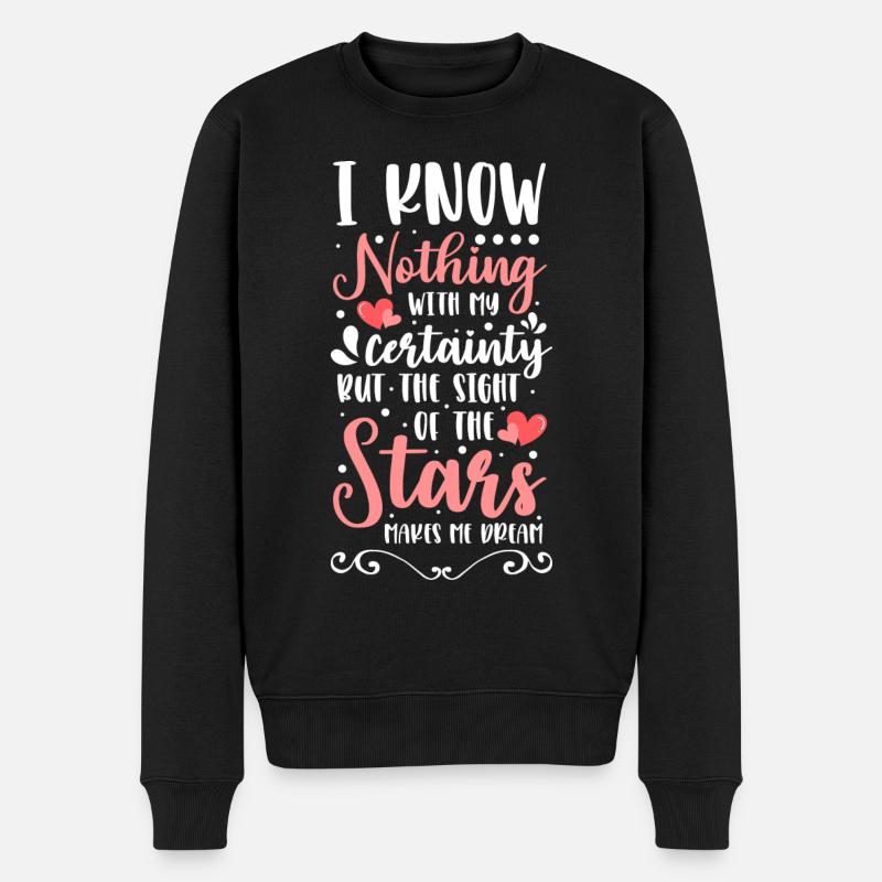 Planètes d’astronomie stellaire - Pull Premium bio Homme - noir