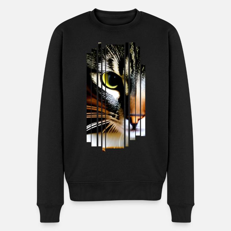 Chats - Pull Premium bio Homme - noir