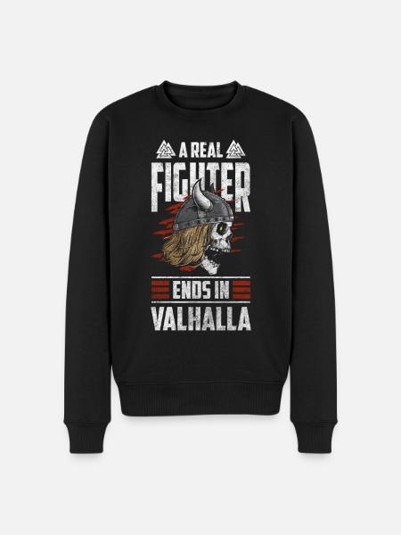 Odin Norse Thunder Celtic - Men's Premium Organic Jumper - black