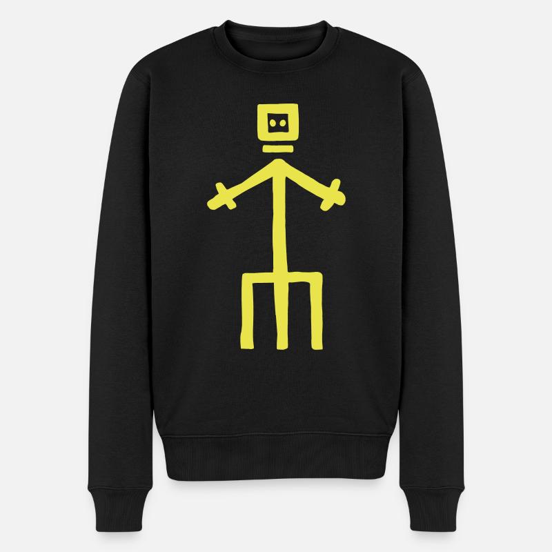 Figurines de bâton Highlander - Pull Premium bio Homme - noir