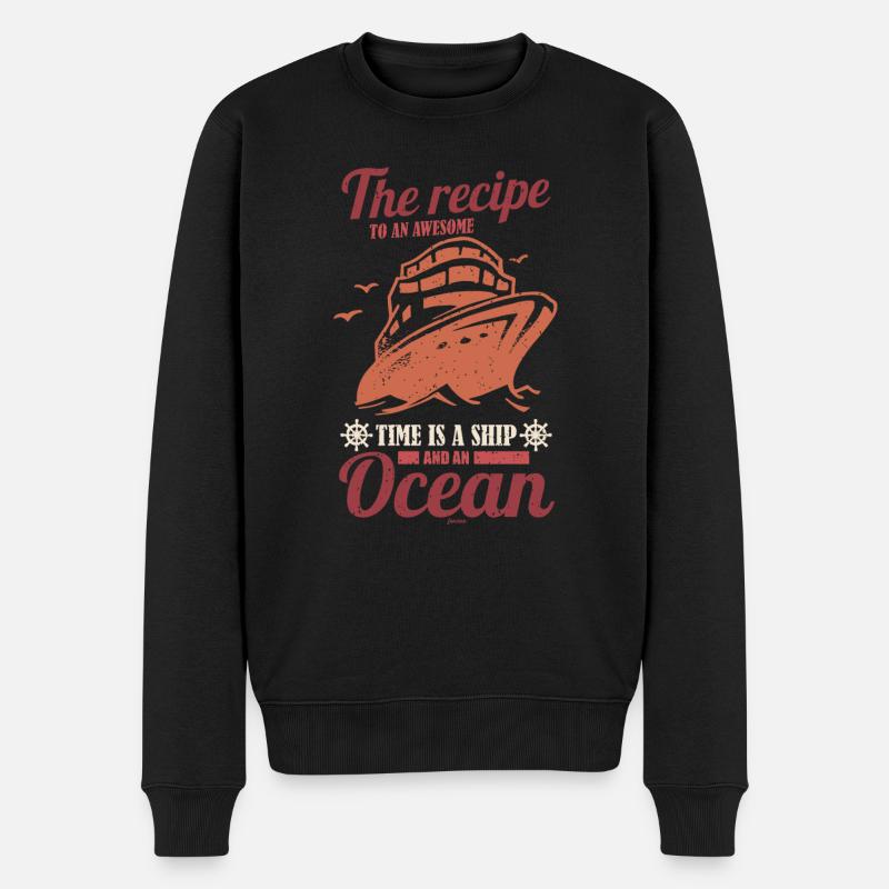Bateau Croisière Océanique Dire - Pull Premium bio Homme - noir