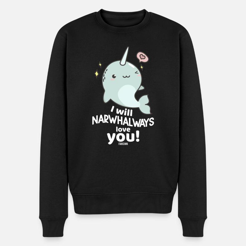 Narval - Pull Premium bio Homme - noir