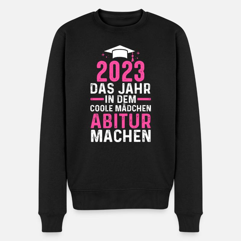 Abiturienten Abschluss 2023 Abitur - Männer Premium Bio Pullover - Schwarz