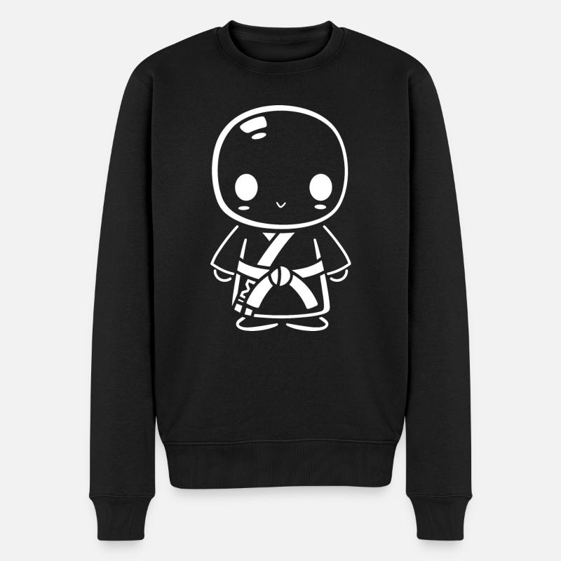Jiu Jitsu - Pull Premium bio Homme - noir