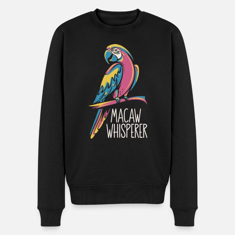 Style d’oiseau exotique - Pull Premium bio Homme - noir