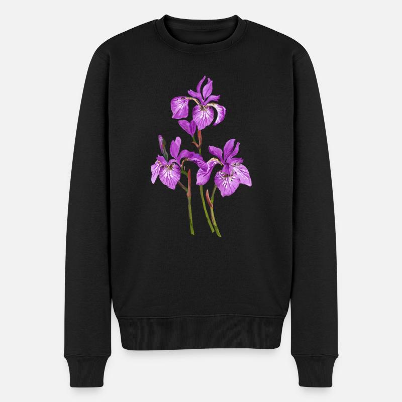 Fleur - Pull Premium bio Homme - noir