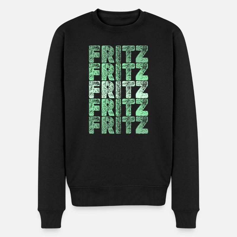 Fritz - Pull Premium bio Homme - noir