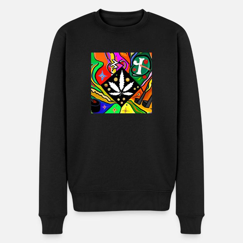 MoJamba107 - Männer Premium Bio Pullover - Schwarz