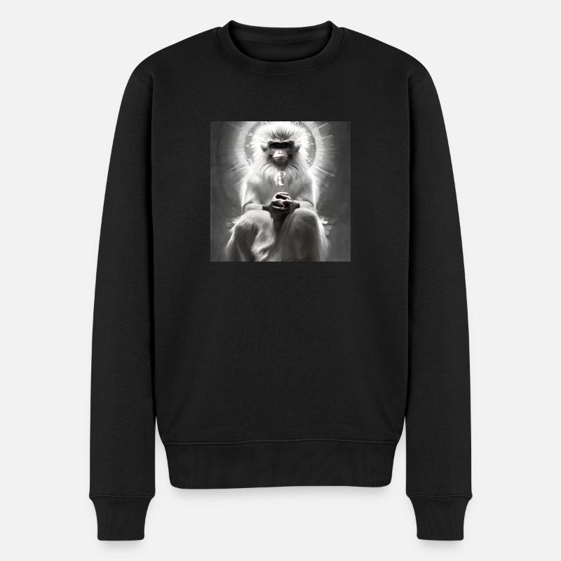 Série : Singe sage - Pull Premium bio Homme - noir