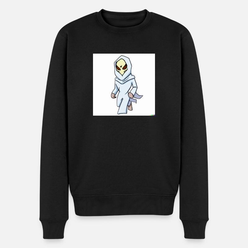 ZEICHEN - Männer Premium Bio Pullover - Schwarz