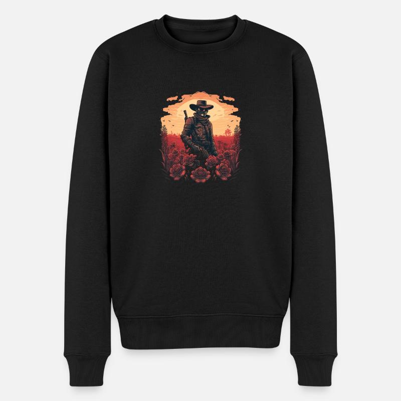 Le Gunslinger - Pull Premium bio Homme - noir