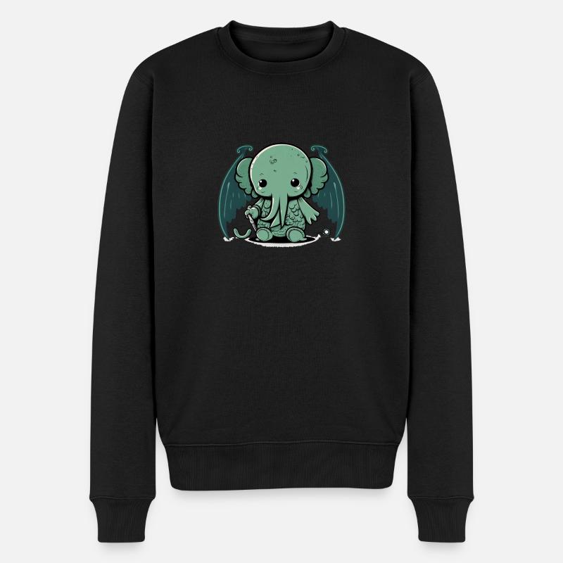 Bébé Cthulhu - Pull Premium bio Homme - noir