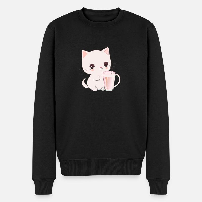 Chat - Pull Premium bio Homme - noir