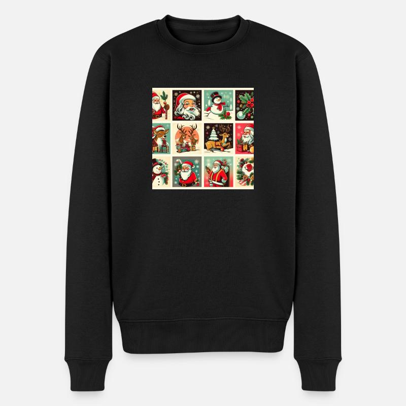 Cadre de Noël - Pull Premium bio Homme - noir