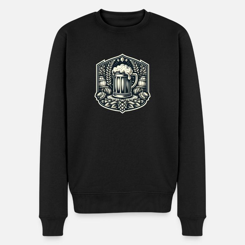 Amateurs de bière - Pull Premium bio Homme - noir