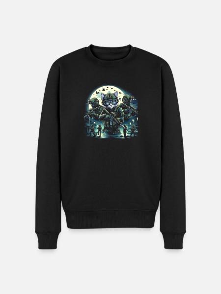 Special Purr-ations - Men's Premium Organic Jumper - black