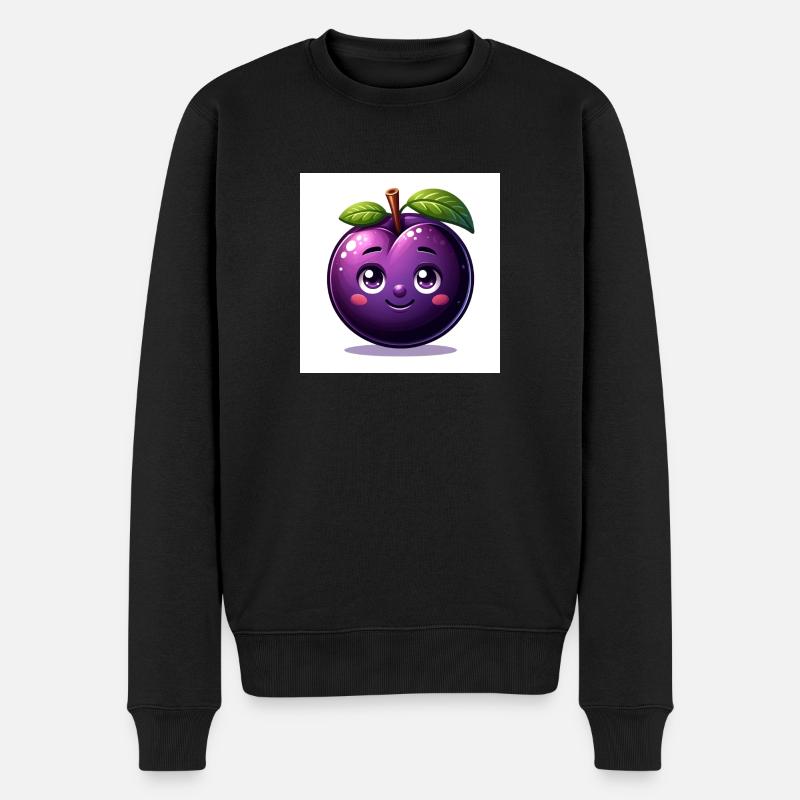 Une prune sucrée - Pull Premium bio Homme - noir