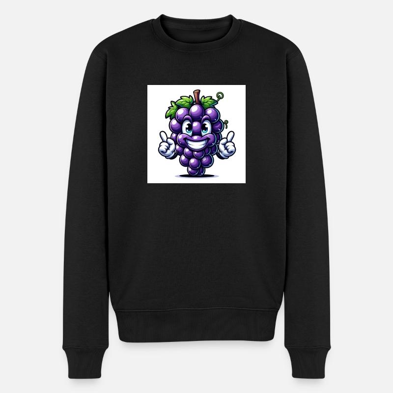 Raisins - Pull Premium bio Homme - noir