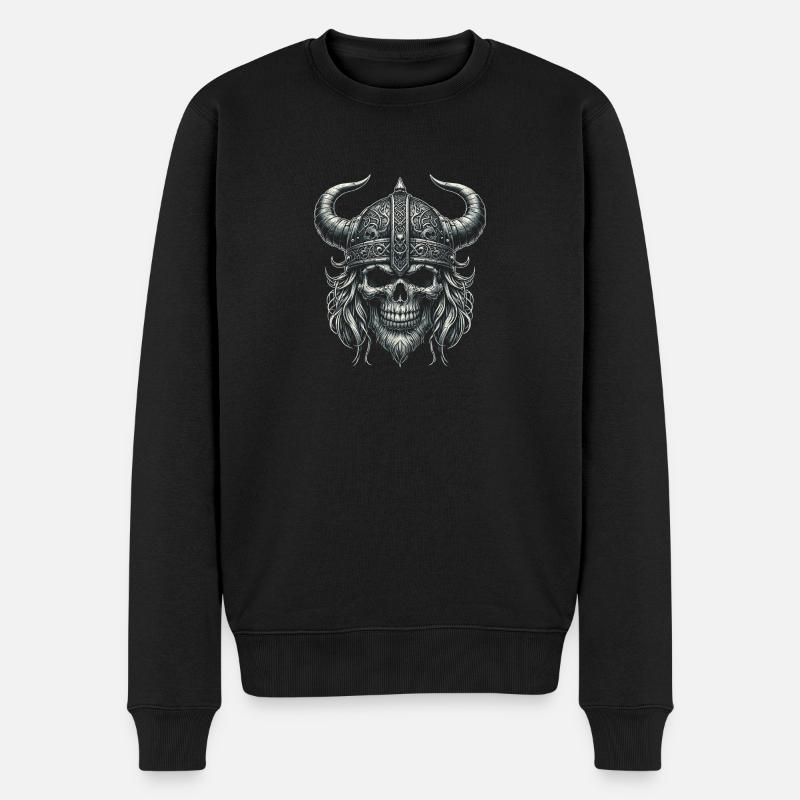 Vaillance viking - Pull Premium bio Homme - noir