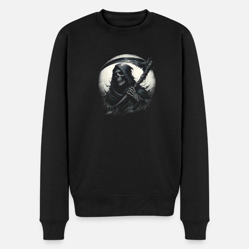 Messager de la mort - Pull Premium bio Homme - noir