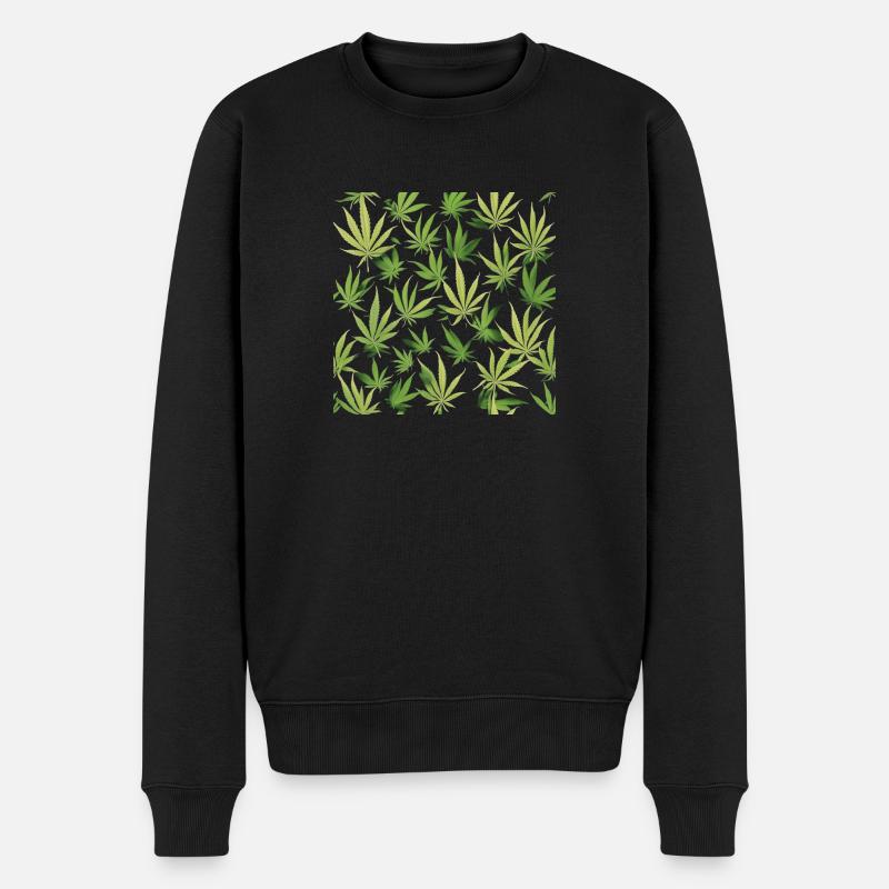 Cannabis 2 - Pull Premium bio Homme - noir