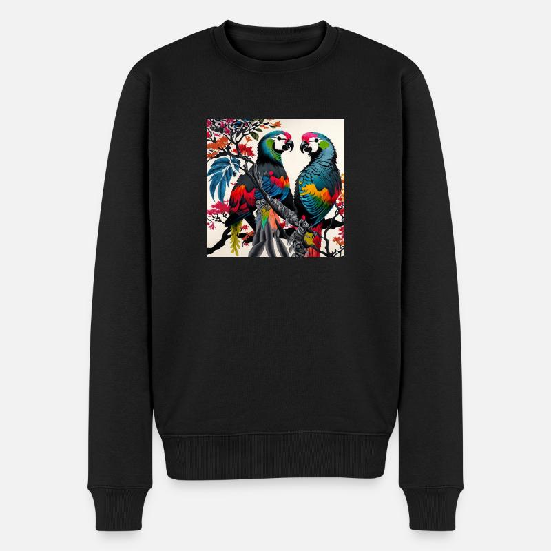 Perroquets - Pull Premium bio Homme - noir