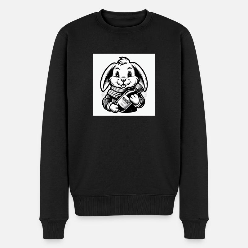 Ostern 8 - Männer Premium Bio Pullover - Schwarz