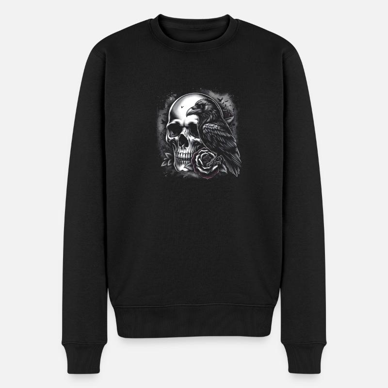 Voile de la nuit - Pull Premium bio Homme - noir