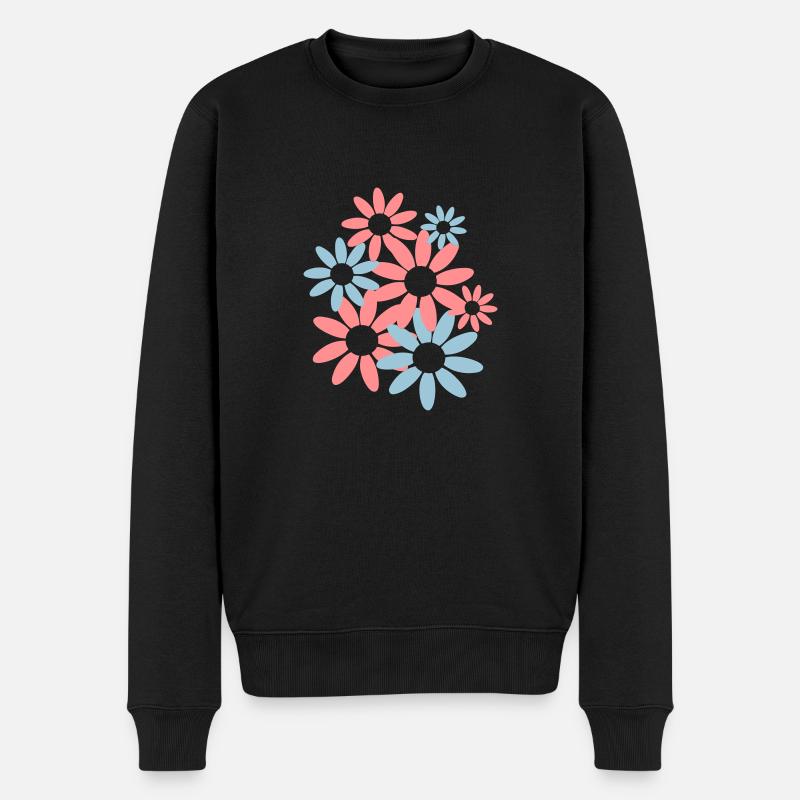 Fleurs de printemps - Pull Premium bio Homme - noir