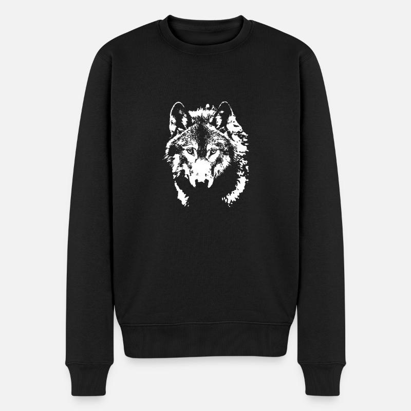 Wolf - Pull Premium bio Homme - noir