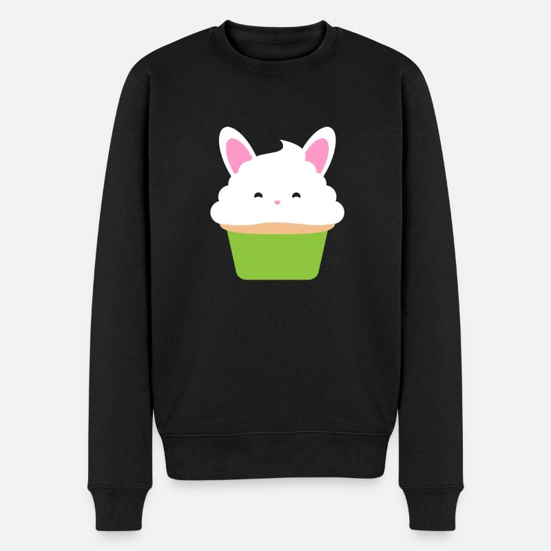 Cupcake, Muffin, Geschenkidee - Männer Premium Bio Pullover - Schwarz