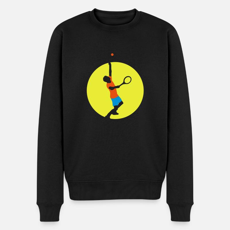 tennis_player_022013_a_3c - Pull Premium bio Homme - noir