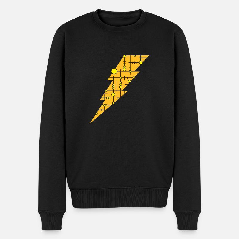 Foudre (modèle) - Pull Premium bio Homme - noir