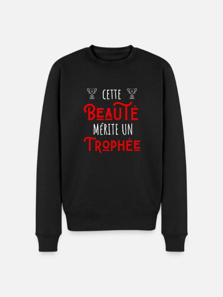 cette beauté mérite un trophée - Pull Premium bio Homme - noir