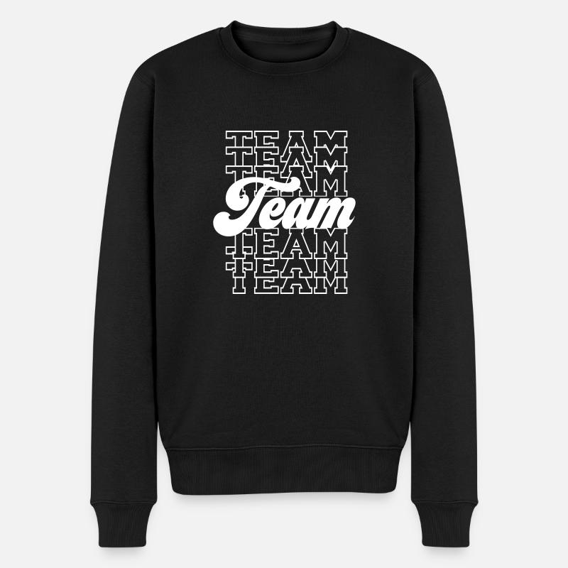 Équipe - Pull Premium bio Homme - noir