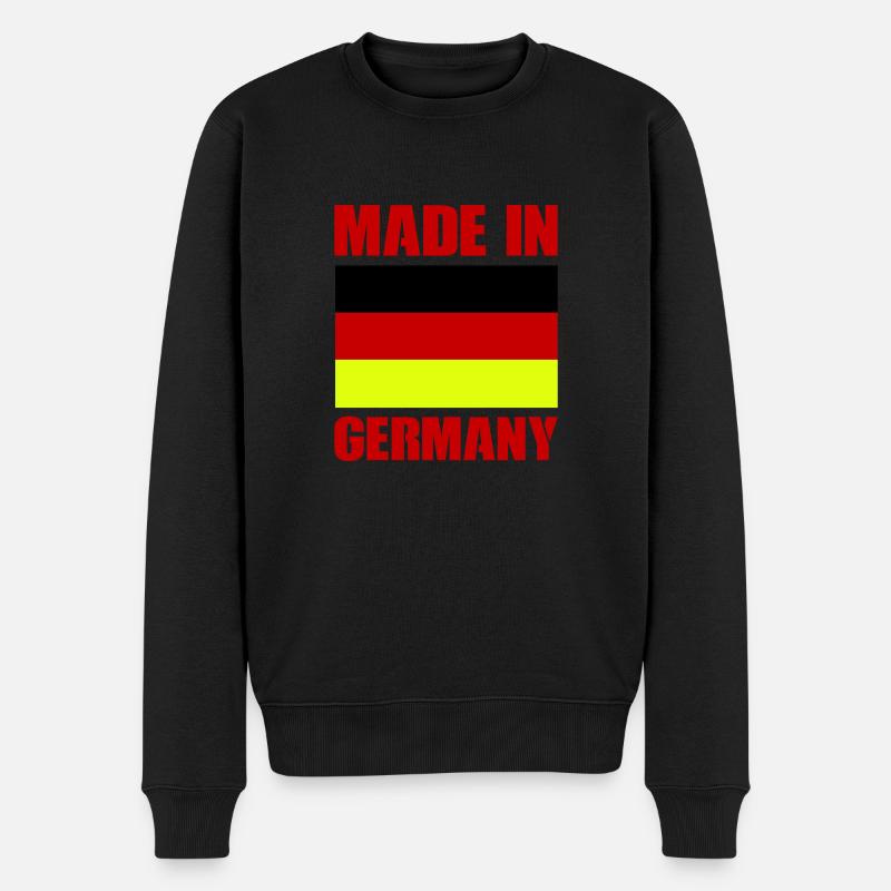 made in germany - Männer Premium Bio Pullover - Schwarz