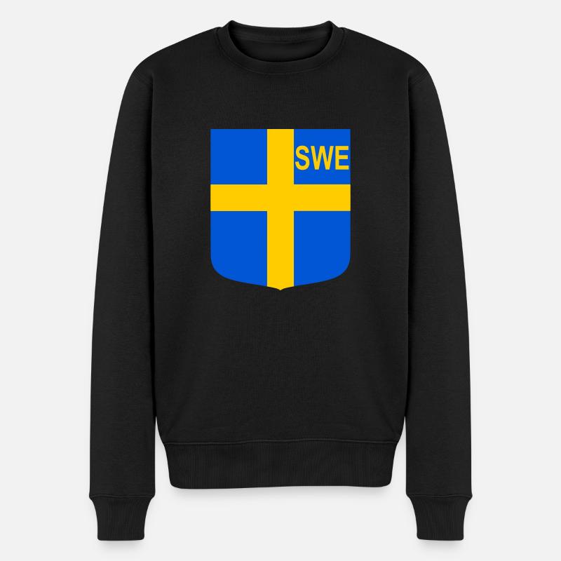 Bouclier ENG - Pull Premium bio Homme - noir