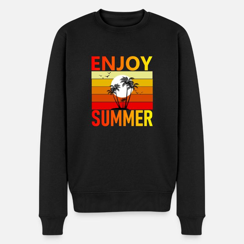 Profitez de l’été - Pull Premium bio Homme - noir