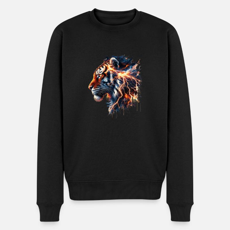 T-shirt Thunder Tiger - Pull Premium bio Homme - noir