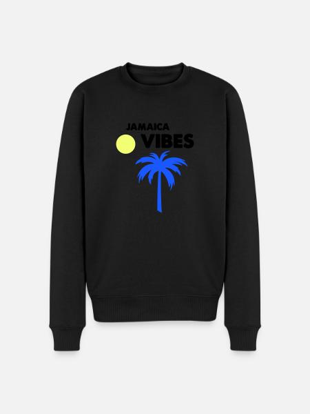 Jamaica Vibes - Men's Premium Organic Jumper - black
