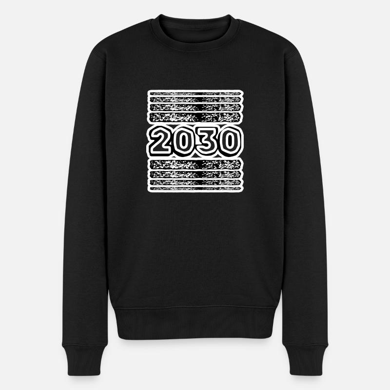 Année 2030 - Pull Premium bio Homme - noir