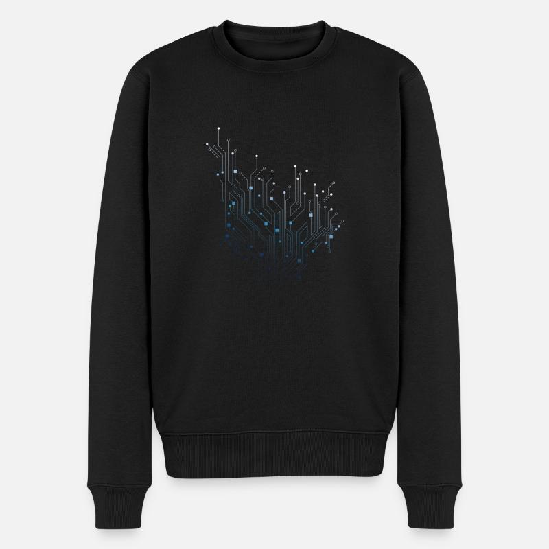 électronique 2 - Pull Premium bio Homme - noir