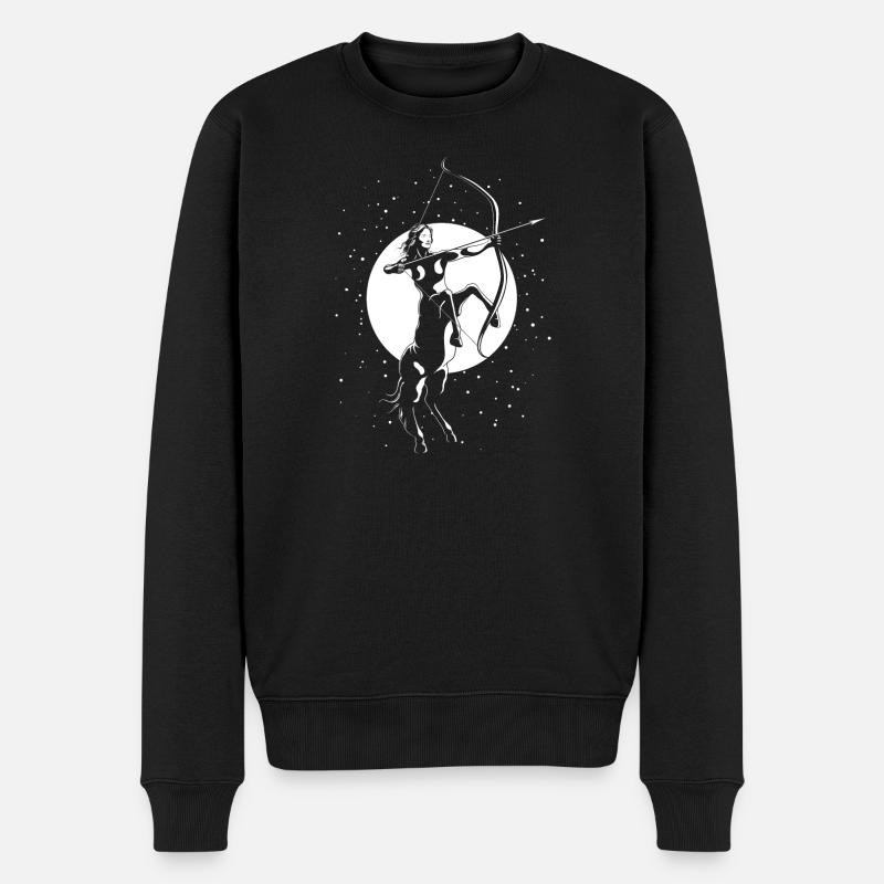 Sagittaire - Pull Premium bio Homme - noir