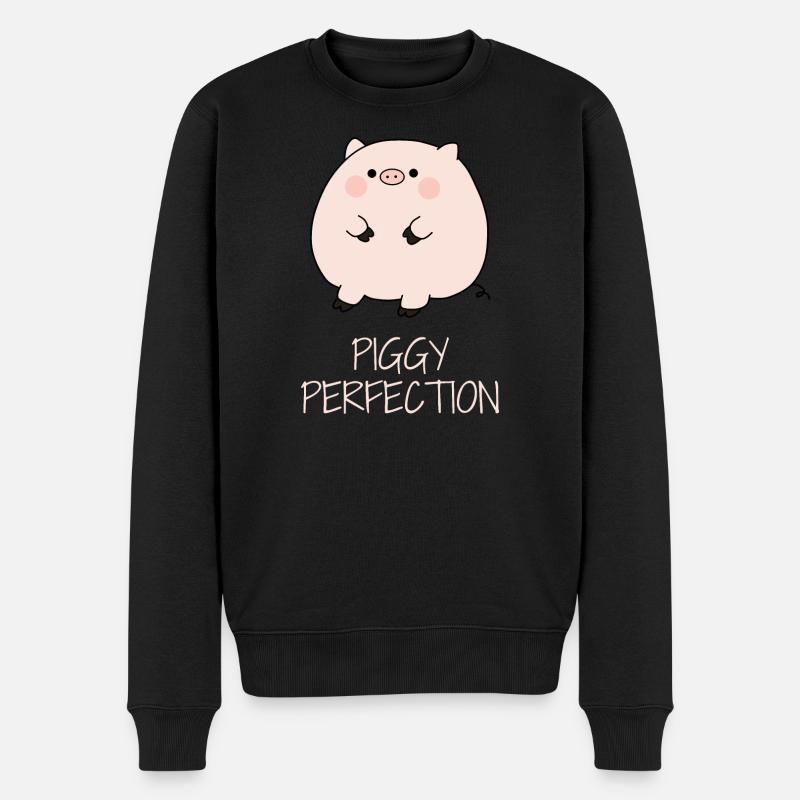 Petit cochon mignon - Pull Premium bio Homme - noir