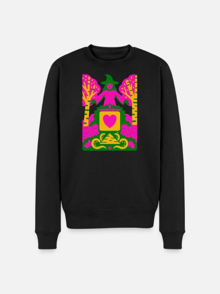 Wicca Cult - Männer Premium Bio Pullover - Schwarz