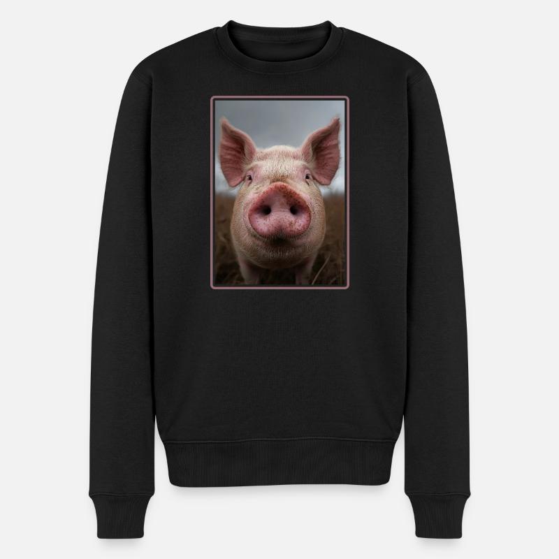 Cochon Cochon - Pull Premium bio Homme - noir