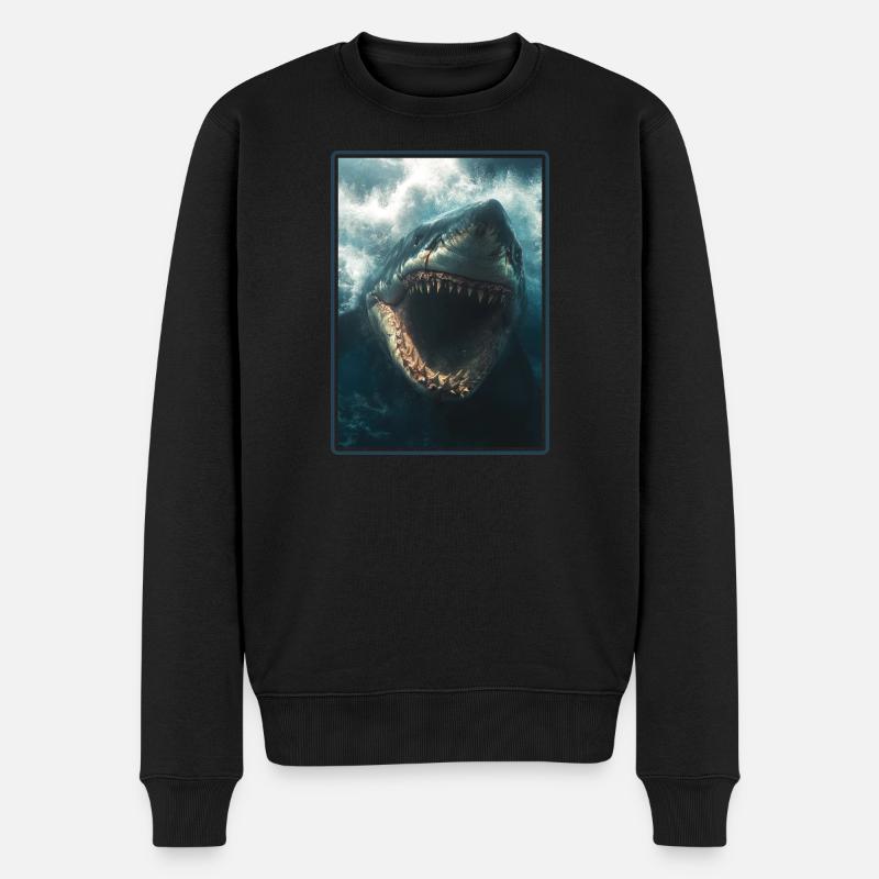 Requins Requin - Pull Premium bio Homme - noir