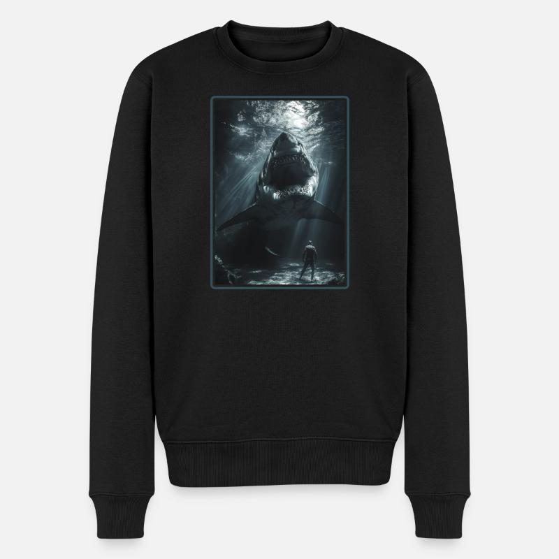 Requins Requin - Pull Premium bio Homme - noir