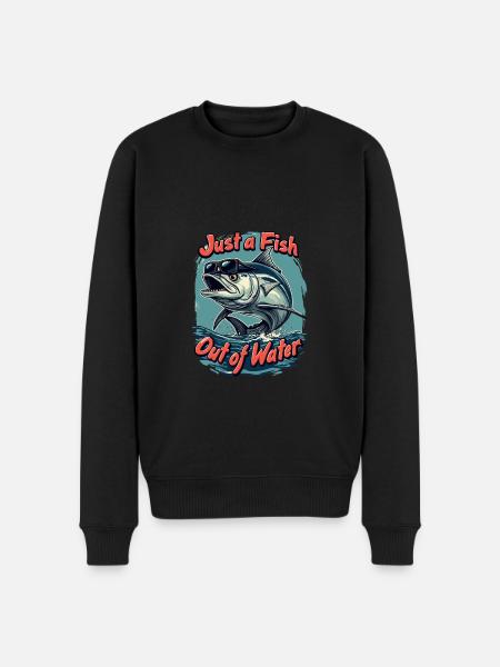 Cruise - Men's Premium Organic Jumper - black